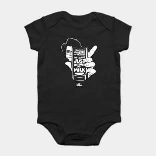 Drink Milk and Kick Ass Baby Bodysuit